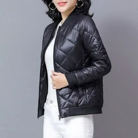 women thin filling cotton jacket spring and autumn casual style woman parkas female coats