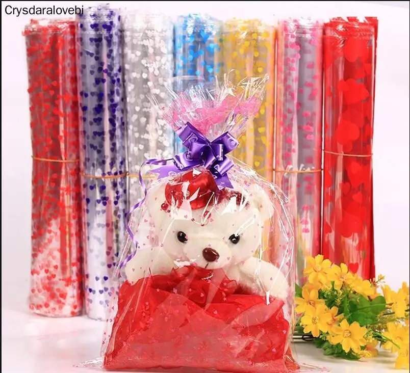

100pcs Christmas Plastic Gift Package Bag cake Packaging Bag Clear Cellophane Bag Bakery Gift cookies candy Packing plastic bag