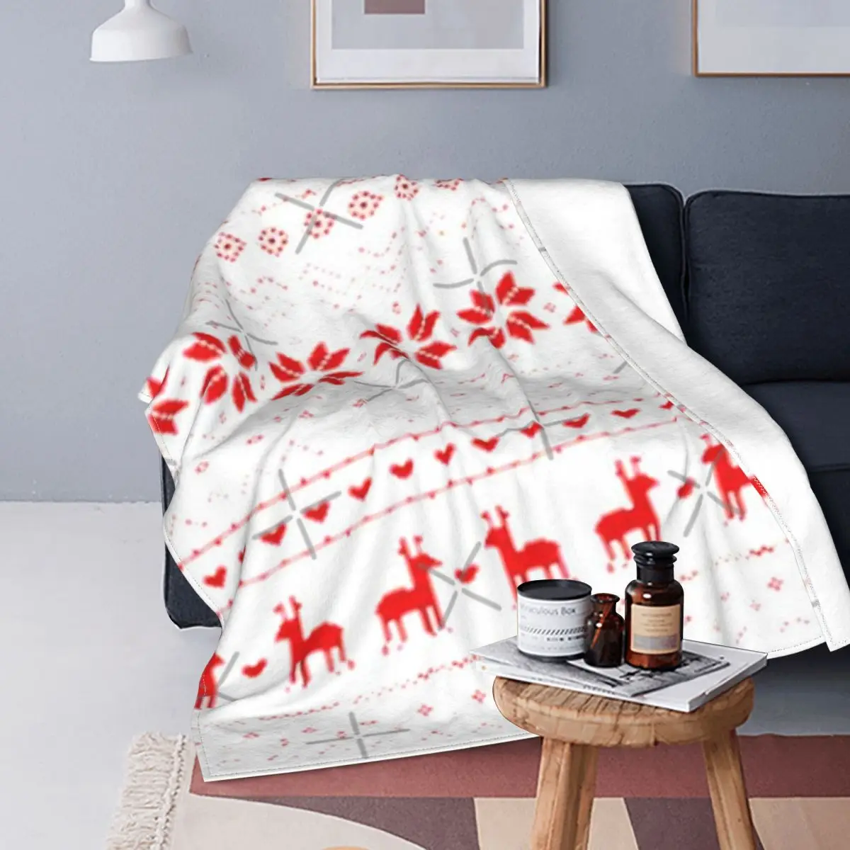 

Copia de patrón de Navidad manta colcha cama a cuadros funda de sofá manta a cuadros mantas de lujo Toalla de playa