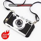 Чехол с камерой для iPhone 11 Pro, Xs Max, XR, X, 6, 6s, 7, 8 Plus