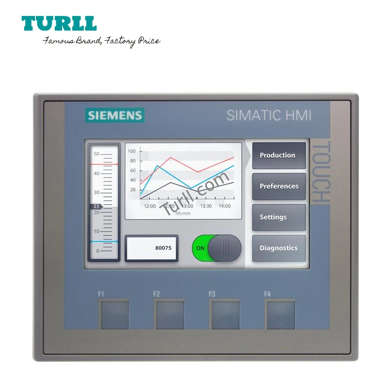 

SIEMENS HMI SIMATIC PLC KTP400 Basic Panel Key Touch 4 TFT Display PROFINET Interface 6AV2123-2DB03-0AX0 6AV21232DB030AX0