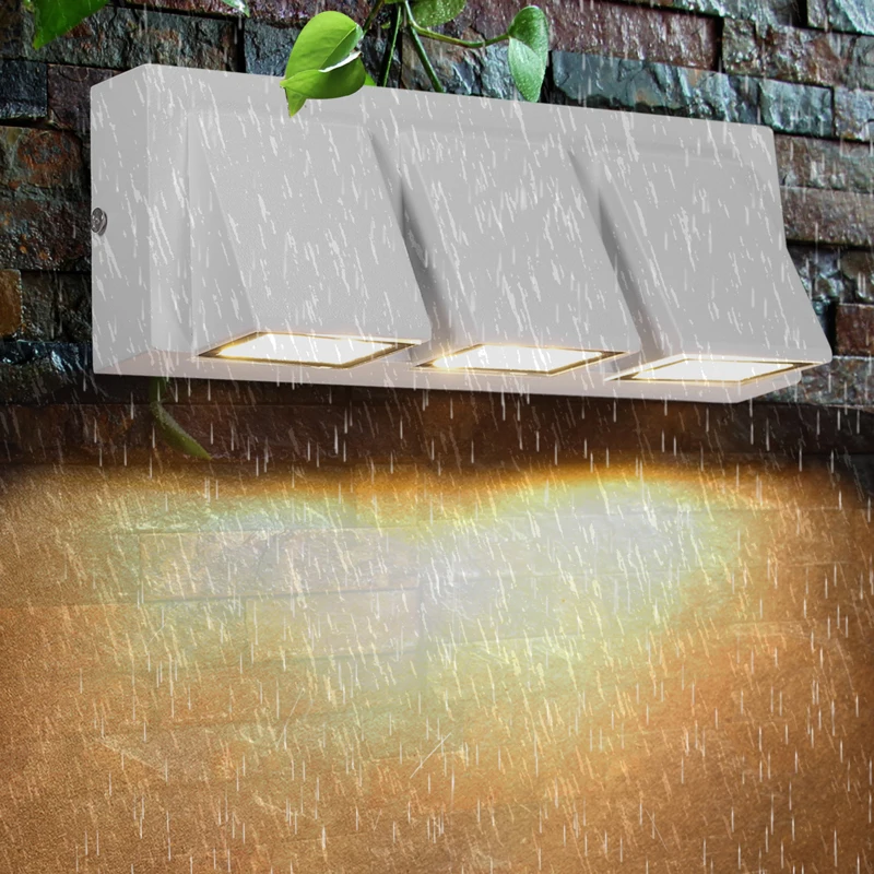 

LED waterproof wall lamp 90~260V 5W/3 X 5W outdoor street light Replace solar light for porch path garden courtyard lighting