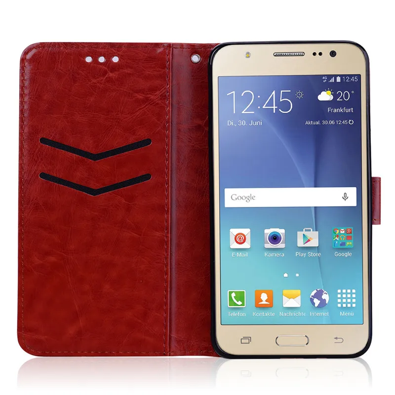 Чехол для samsung Galaxy J7 j710 Флип кожаный чехол для Galaxy samsung J7 чехол для телефона с отделениями для карт