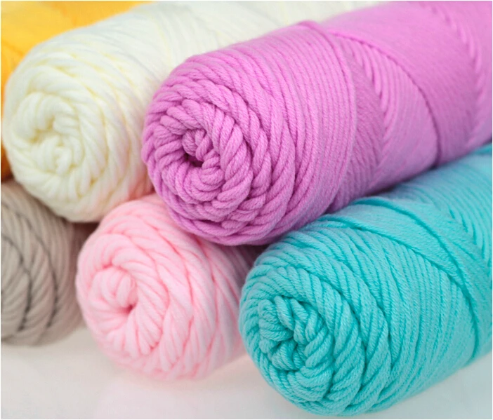 Хлопковая пряжа для вязания крючком с 3 шариками 4 мм|cotton yarn for crochet|yarn crochetingcrochet thread