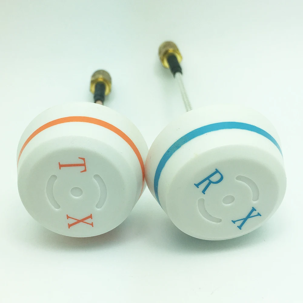 5 8G Высокоэффективная круглая поляризованная Антенна TX/ RX-фоторазъем белый |