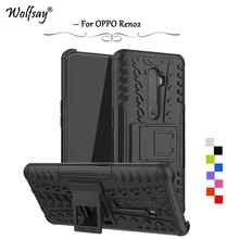 For OPPO Reno2 Case Shockproof Armor Rubber Hard Back PC Phone Case For OPPO Reno2 Protective Cover For OPPO Reno2 Protector 6.5