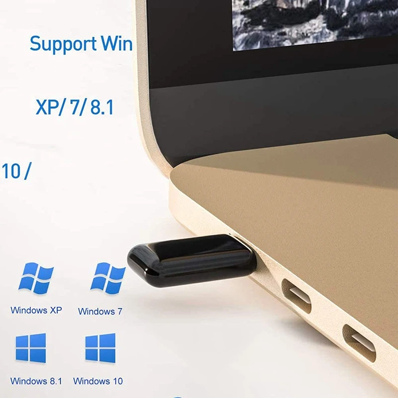 

EDUP 1200Mbps Bluetooth 4.1 USB WiFi Adapter, 802.11AC Dual-Band 2.4Ghz /5.8Ghz USB Wireless Adapter