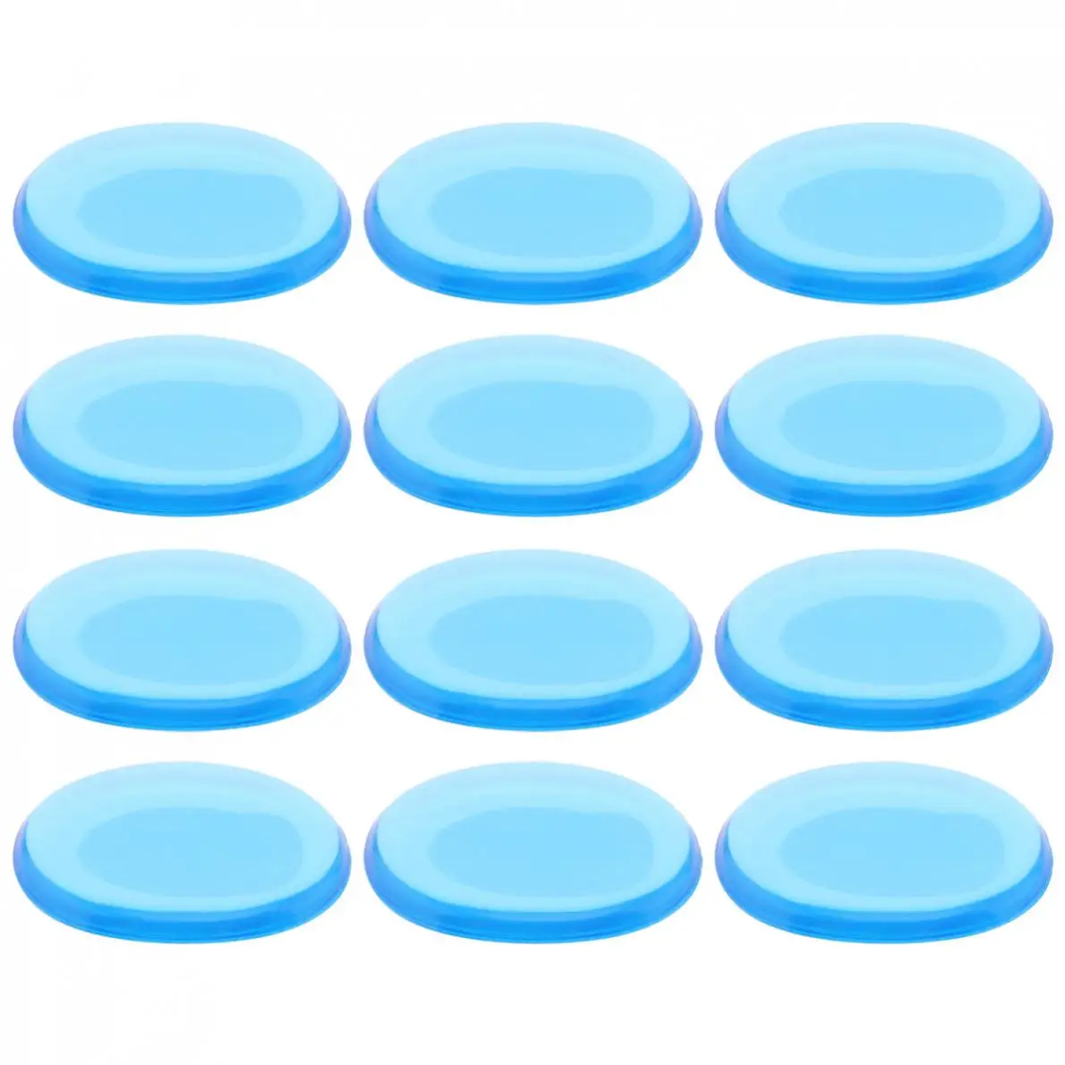 12 шт./компл. барабан Бесшумная Подушка прозрачный силиконовый Джаз малый