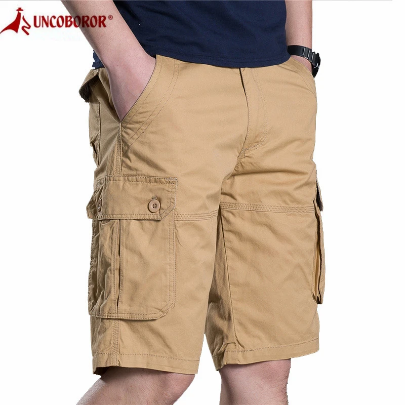 Шорты мужские повседневные хлопковые мешковатые армейские короткие комбинезоны