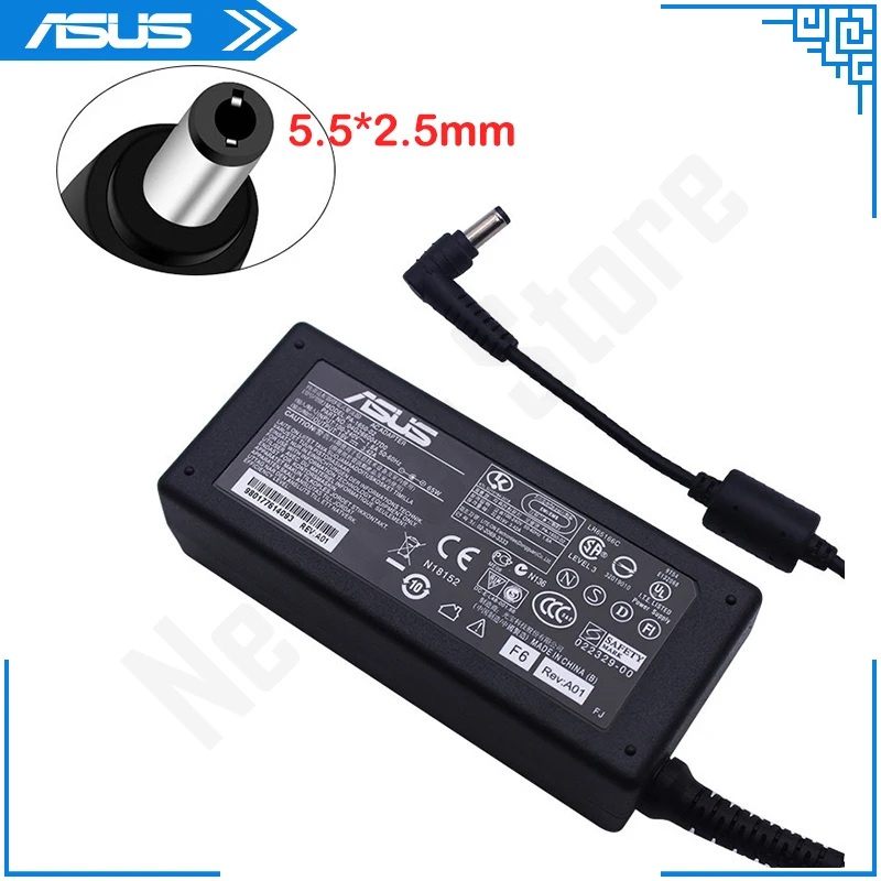 

19V 3.42A 65W 5.5*2.5mm AC Adapter Power Charger For ASUS S46 S46CA S46CB S50CB S50CM S501 S501A S501U V400 V500 V550 X450 X550