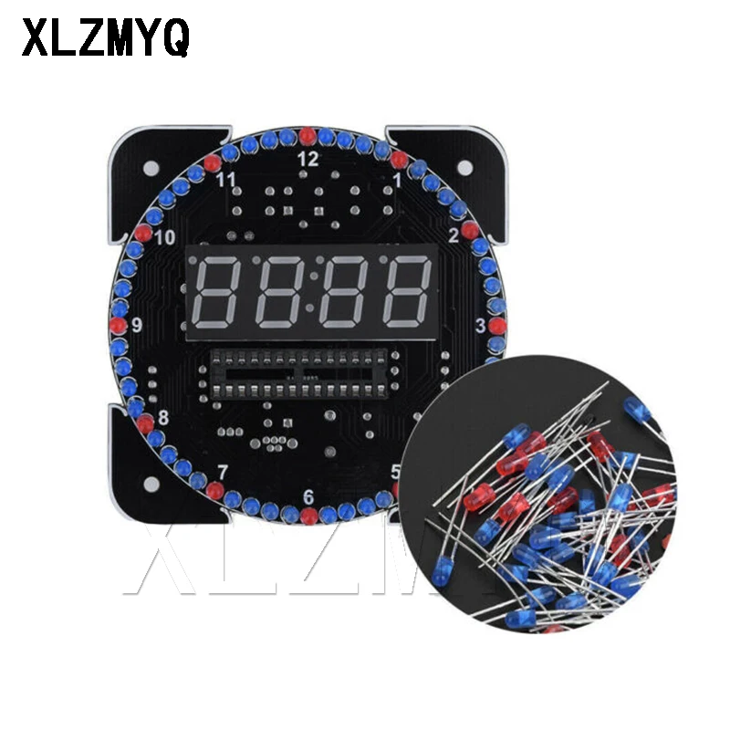 Модуль часов 5. Электронные часах DIY led Clock Electronic Kit ds1302. Часы DIY Kit набор ds1302 stc15w408as. Цифровые часы stc15w408as и ds3231. Набор ds1302 вращающийся светодиодный модуль stc15 схема.