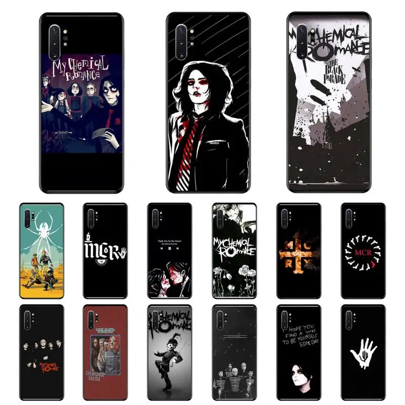 

YNDFCNB My Chemical Romance Phone Case For Samsung Note 7 8 9 20 Note 10 Pro lite 20ultra M20 M10 Case