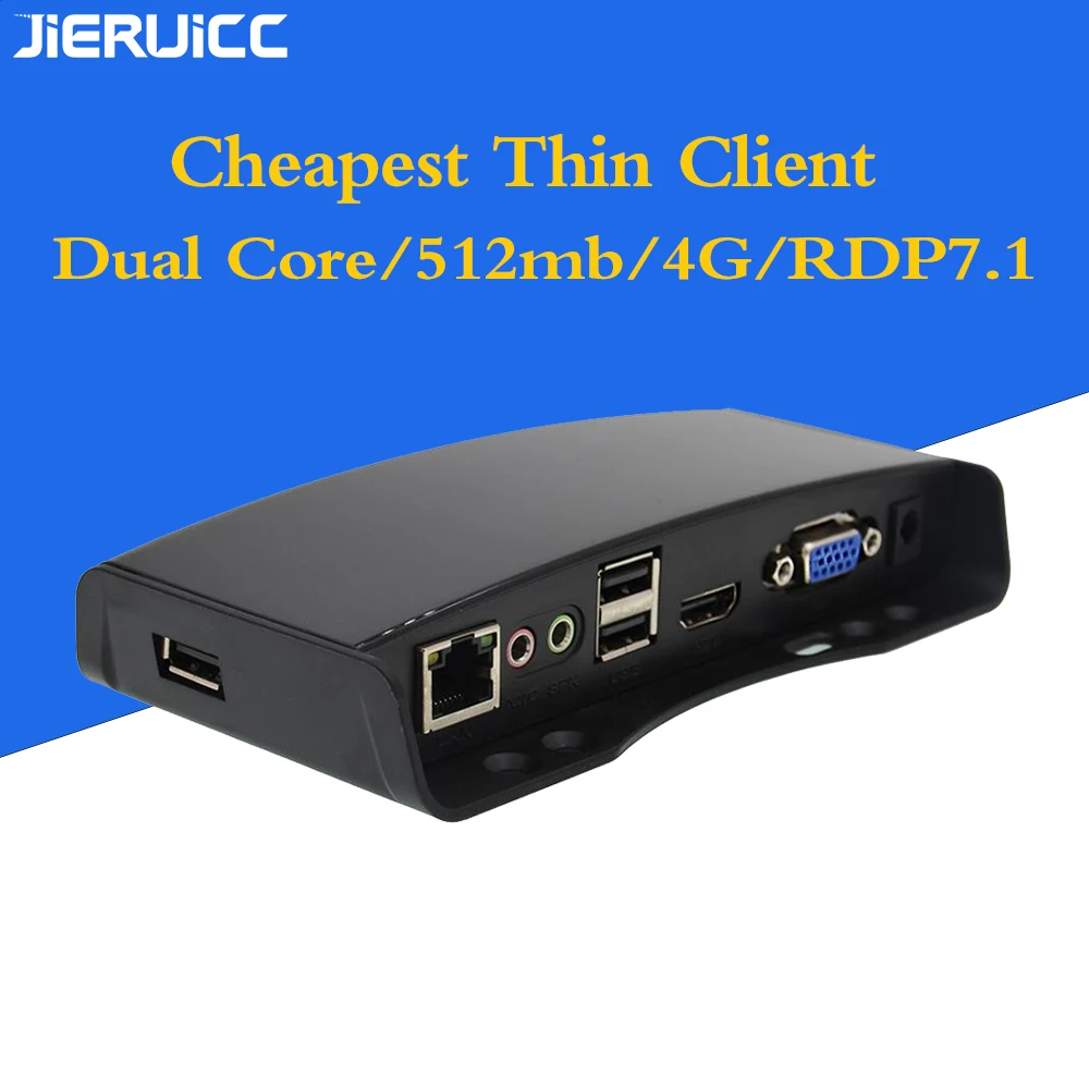Дешевый zero client G2 для cbt-центр с RDP8.1 протокол/двухъядерный 1 2 ГГц RAM512mb.Flash4GB |