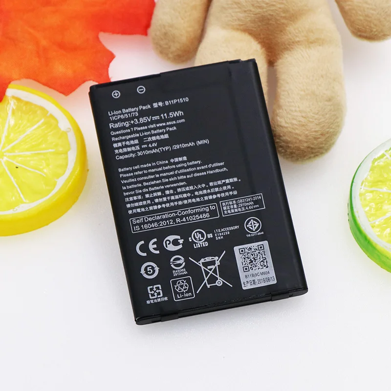 2 шт. батарея + зарядка для Asus Zenfone Go TV ZB551KL X013DB 3010mAh Мобильный телефон замена B11P1510