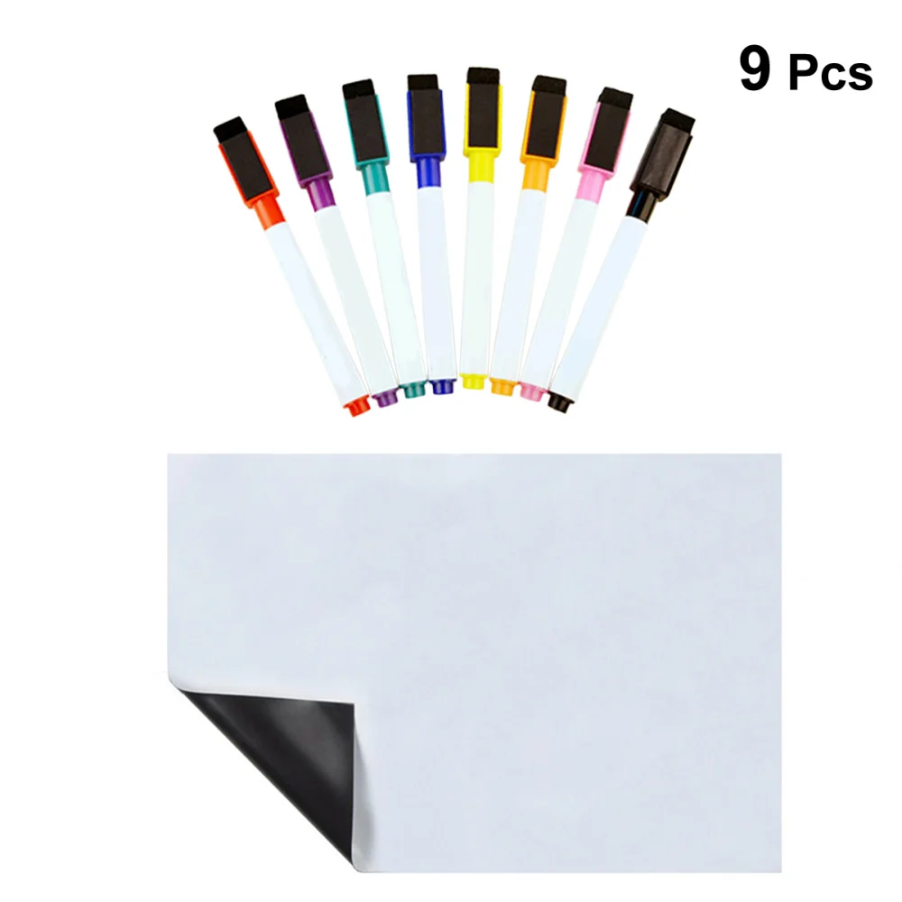 

Whiteboard WordPad Wall Sticker Rewritable Hanging Household Writing Board Dry Erase Marker Magnetic Whiteboard Pen (1pc A4