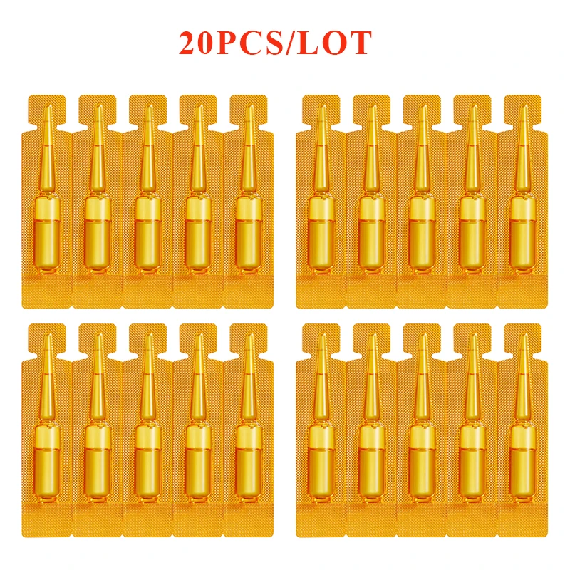 

Face Serum Moisturizing Water Locking Whitening Firm Anti-aging Anti-wrinkle Polypeptide Yeast Astaxanthin Skin Care 2ml*20Pcs