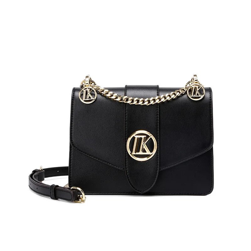

Hot Sale Real Leather Women Flaps 2021 New Fashion Sequined Letter One Shoulder Bags Ladies Fashionable Purses Wallet on Chain