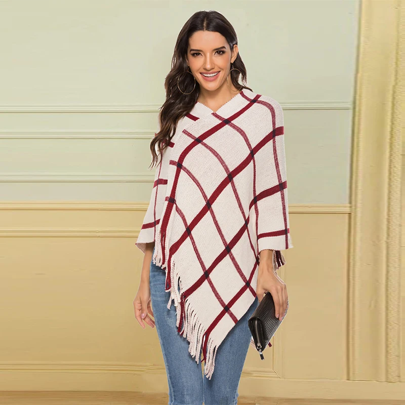 Новинка 2019 мусульманский вязаный свитер с бахромой накидка топ Бангладеш одежда