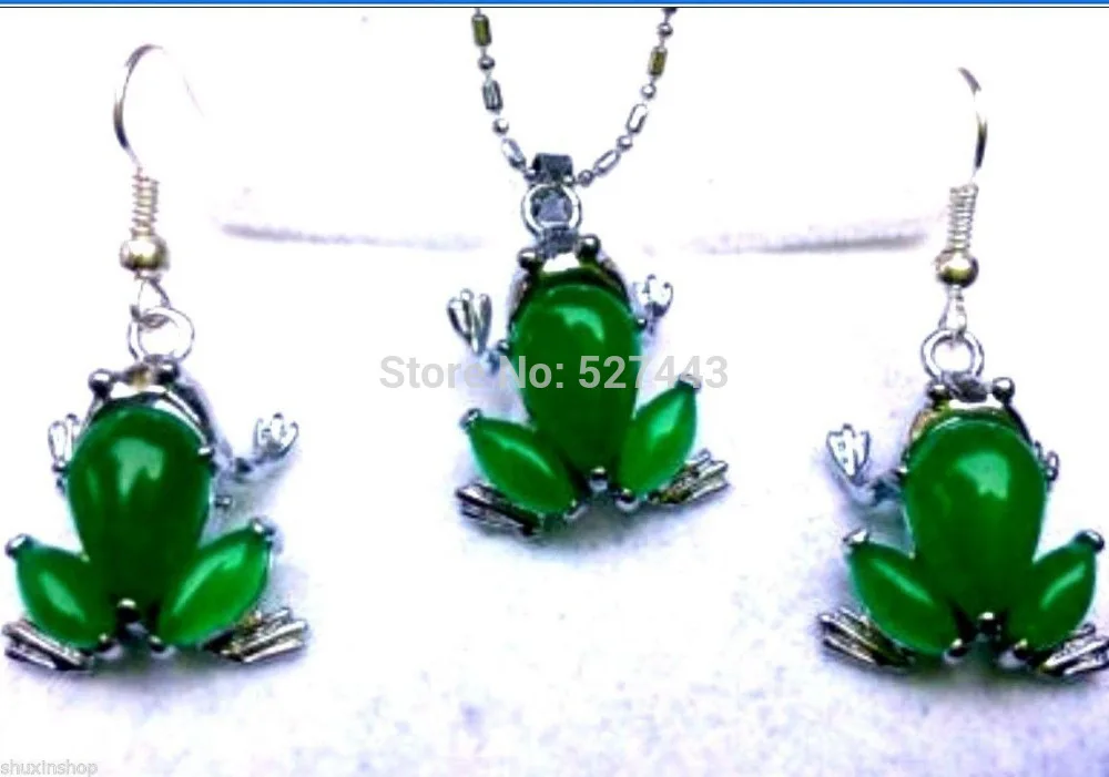 Бесплатная доставка&gt @&gt оптовая продажа JWEW6529 красивый зеленый камень кулон