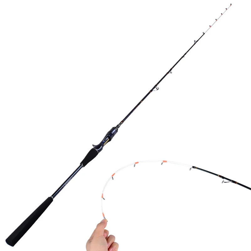 Новая продукция SEEKBASS 1 55 м легкая удочка для ловли лодки и кальмара в соленой воде