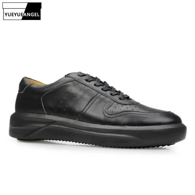 Винтажные мужские дышащие повседневные кроссовки с круглым носком Сезон