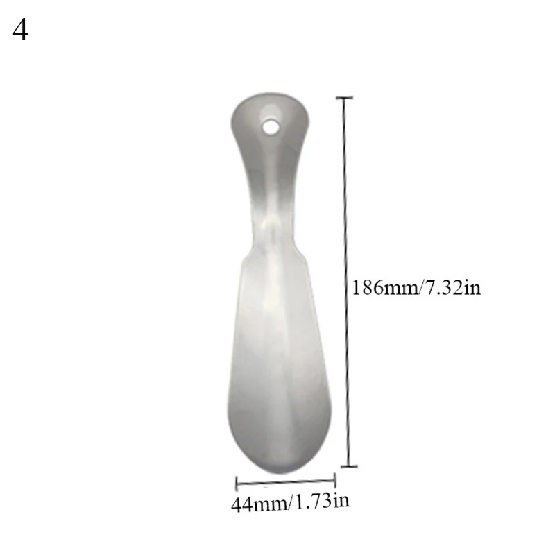1 шт. Высококачественная портативная серебристая металлическая рожковая ложка