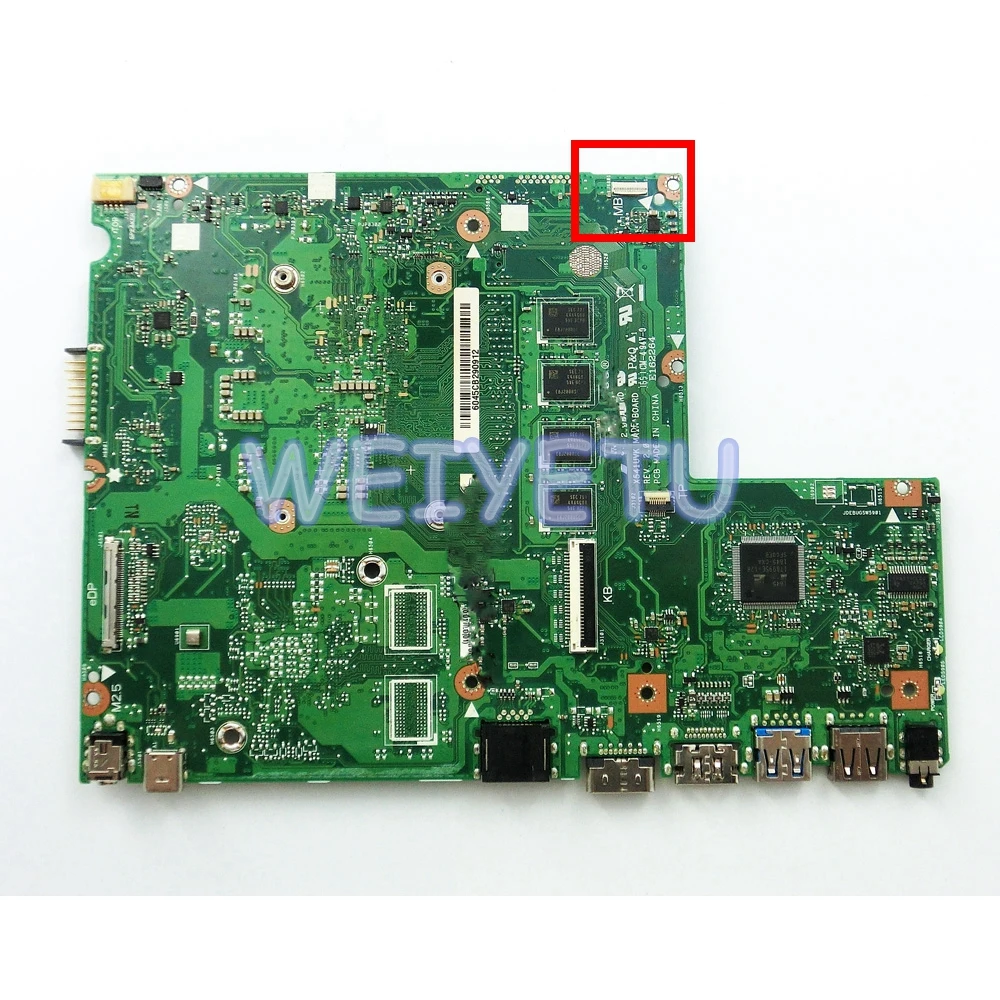 Материнская плата X541UAK 8 Гб DDR4 с I3 I5CPU для ASUS X541U X541UA X541UVK X541UV X541UJ материнская