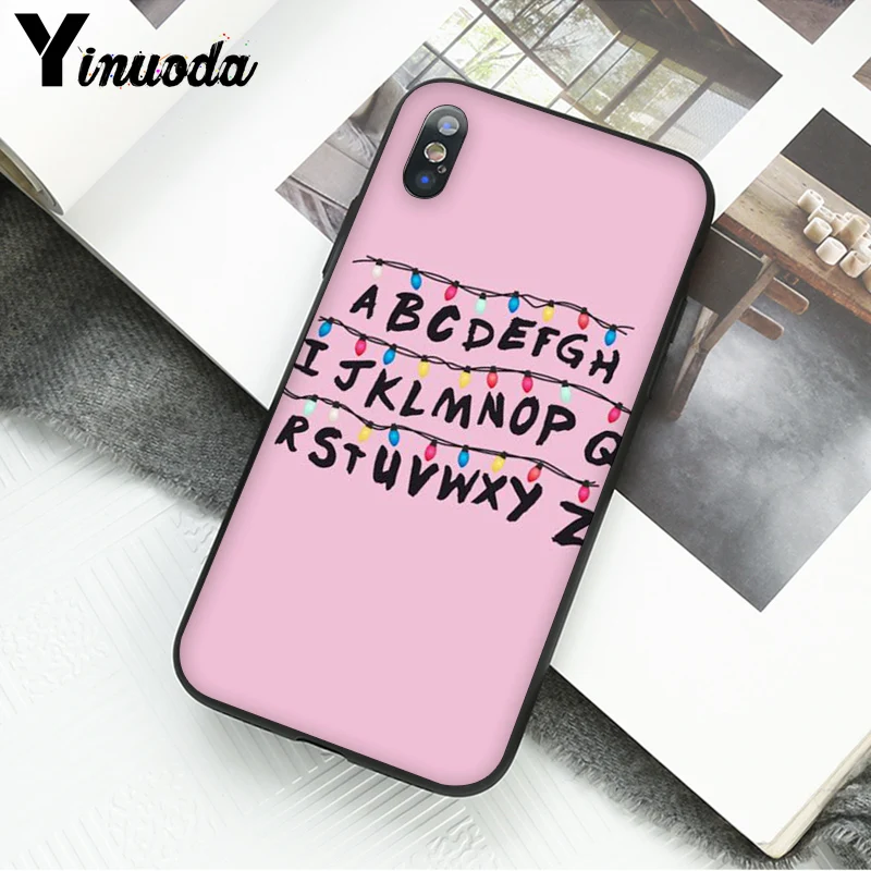 A5 Yinuoda странные вещи Рождественские огни чехол для телефона оболочка для iPhone11 8 7 6 6S Plus 5 5S SE XR X XS MAX 11pro max Coque Shell - Цвет: A5
