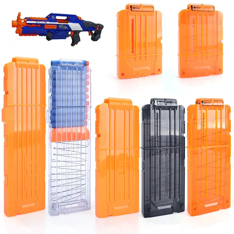 6 18 оранжевый перезагрузить клип для Nerf журнал круглый Дартс Замена игрушечный