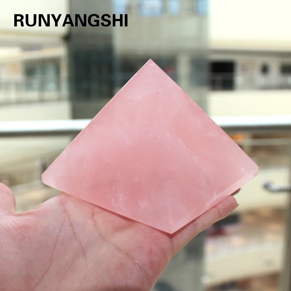 Runyangshi 1 шт. 500 г 90x90 мм Натуральная роза искусственный камень кристалл фэн шуй