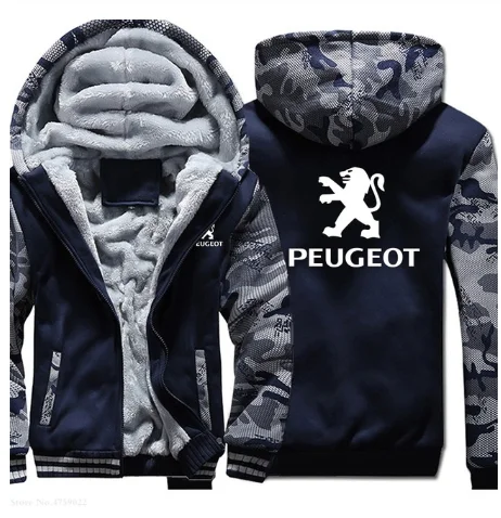 

Winter Korean new arrived plus velvet for Peugeot sweatshirt thickening coats clothes male casual jackets CR