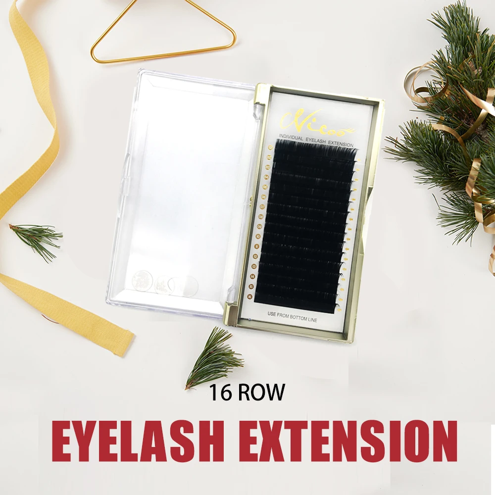 RETANA 16 рядов Высокое качество ресницы для наращивания натуральные искусственная
