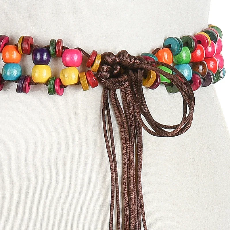 Женский трикотажный ремень в винтажном богемном стиле|knitted belt|belts for womenbelt styles |