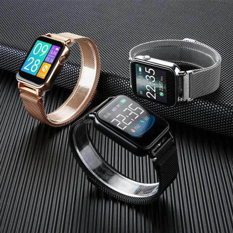 

New Y6pro Color Screen Smart Bracelet Real-Time Heart Rate Blood Pressure Blood Oxygen Monitoring Waterproof Sports Smart Watch