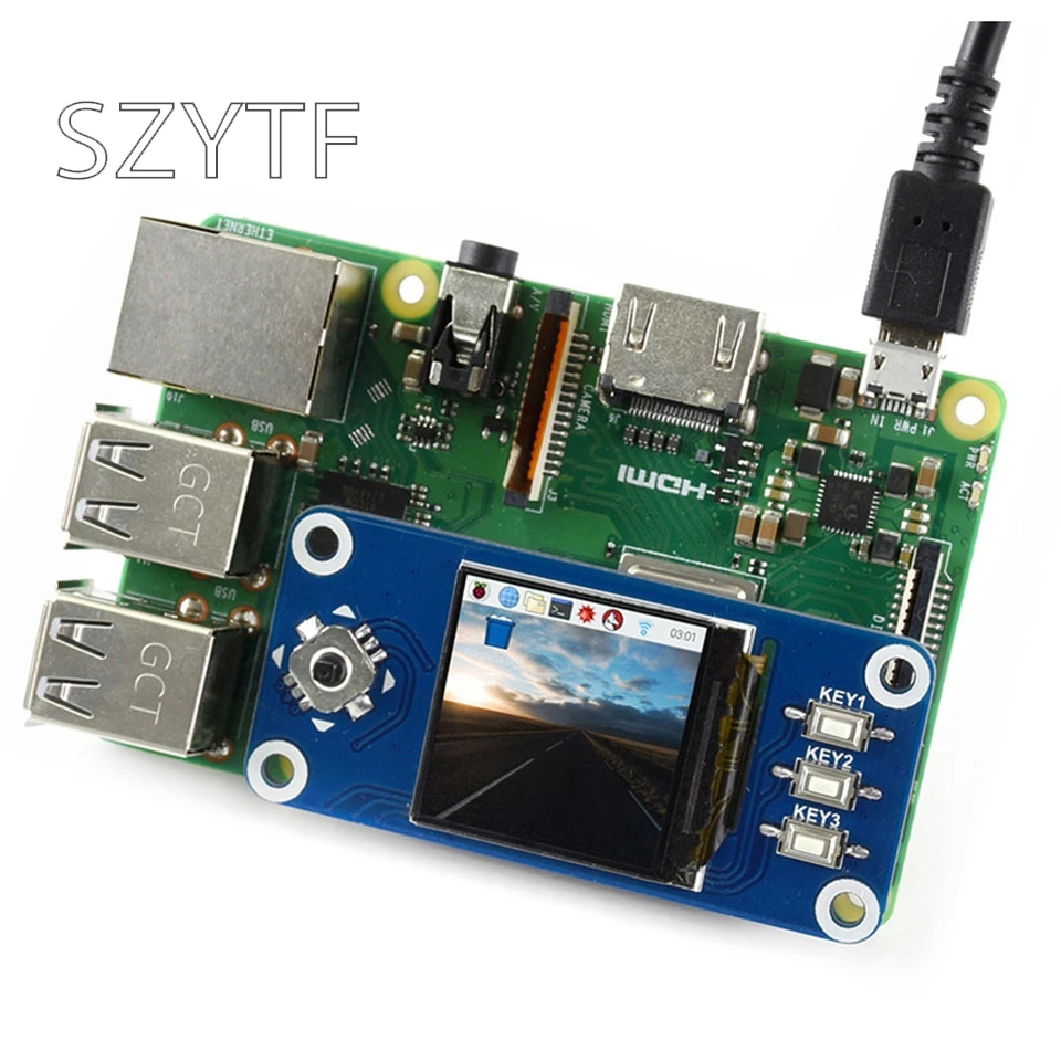 Raspberry Pi 3B +/4B/Zero 1 3 дюймов IPS дисплей модуль Плата расширения ST7789 поддержка |
