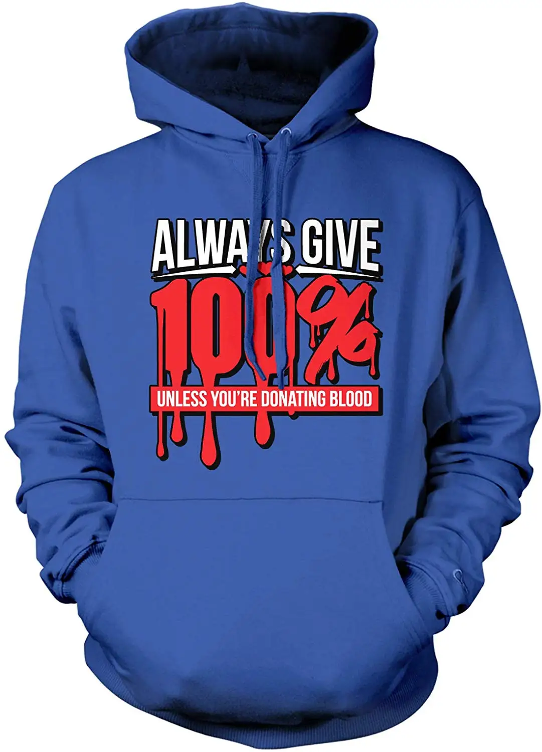 Осенние и зимние толстовки мужские забавные с капюшоном всегда дарят 100%| |