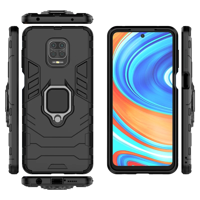 Роскошный бронированный противоударный чехол для Xiaomi Redmi Note 9s 9 K30 Mi Poco F2 Pro M2 X3 NFC