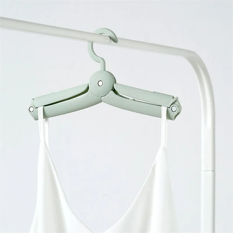 Travel clothes hanger Portable Folding Clothes Hanger Multifunction Magic Stretch Drying Rack Home Wardrobe Storage Rack