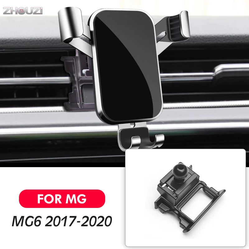 

Car Mobile Phone Holder Air Vent Mount GPS Stand Gravity Navigation Bracket For MG MG6 2017-2020 Car Accessories