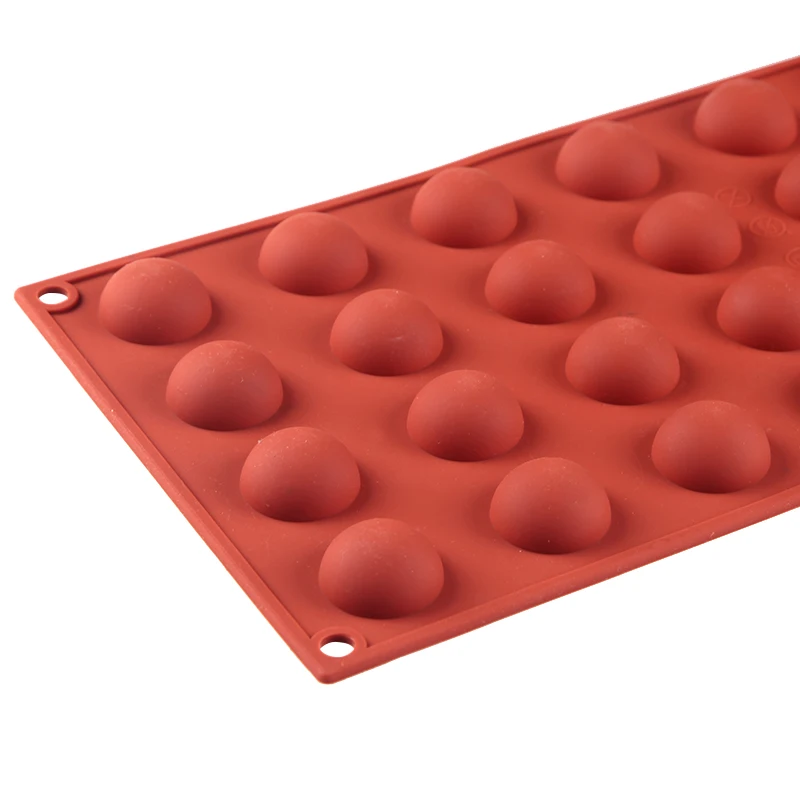 

24 Half Ball Silicone Cake Bakeware Fondant Cupcake Decorating Cake Mold Cookies Muffin Chocolate Cookie Mould Baking Tools