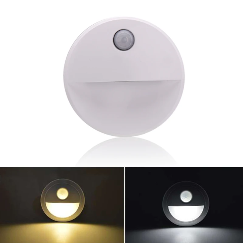 Умный PIR светодиодный датчик движения Ночной свет беспроводной детектор света