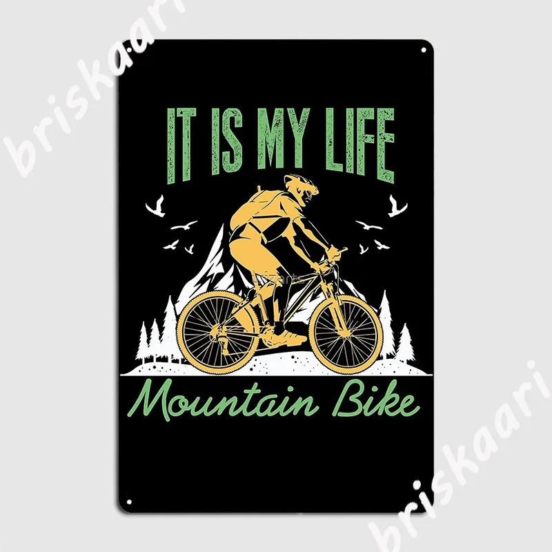 

Это моя жизнь, горный велосипед, металлический плакат, паб, гараж, живопись, Декор, кинотеатр, кухня, винтажный жестяной плакат