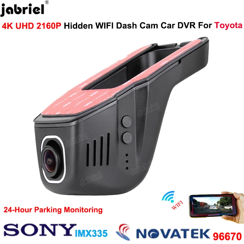 4K Dash Cam Car DVR Camera for TOYOTA Corolla Camry Highlander Rav4 CHR aris Kluger Avensis Mirai Aqua GR GT Sienna Venza Avalon