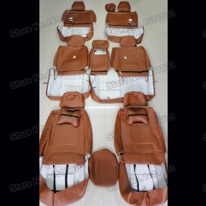 Полный комплект чехлы для автомобильных сидений Lexus lx570 аксессуары чехол из