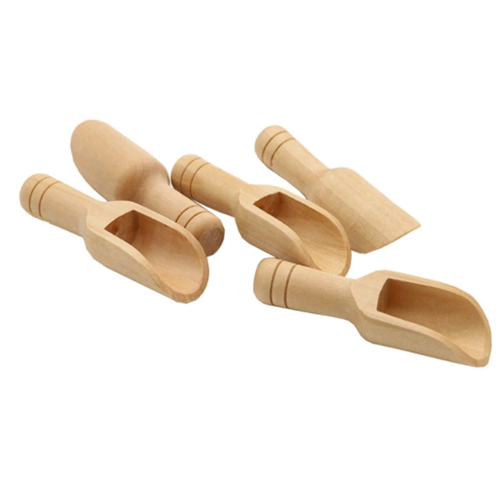 Деревянная ложка 3 шт. износостойкая для риса специй соли сахара муки деревянные