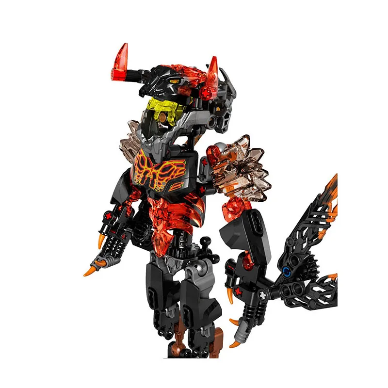 В наличии 2019The New KSZ 613-2 biochemic Warrior Bionicle Lava Beast строительные блоки кирпичи игрушки