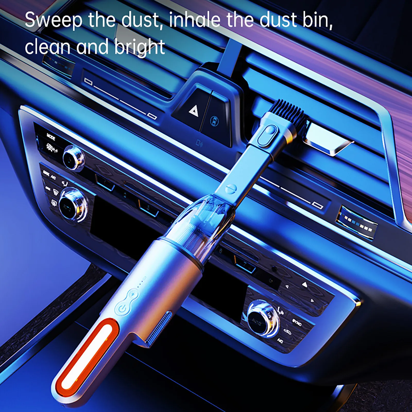 

5000Pa Handheld 120W Car Vacuum Wireless Rechargeable With battery For Home Car Desktop keyboard Gap Portable cleaner With tool