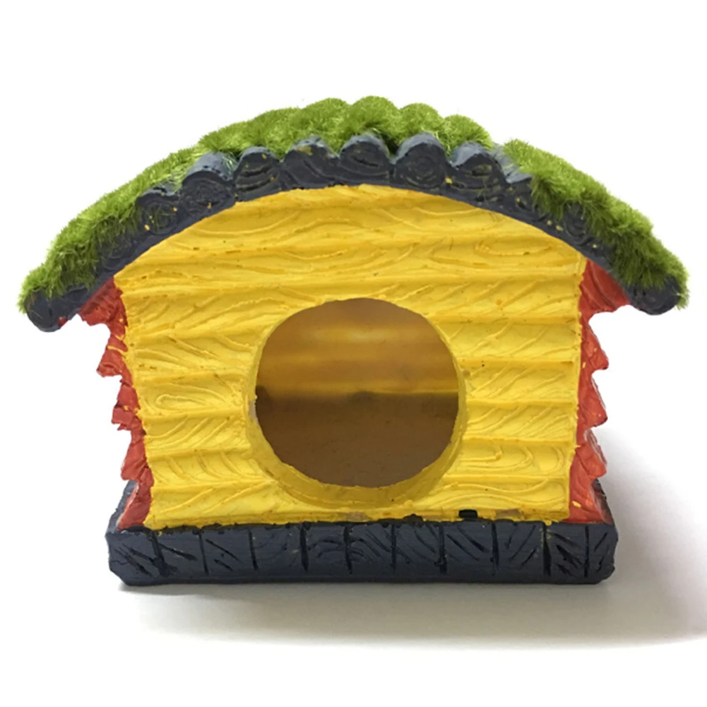 Искусственная смола полые рыбы мостик мост дерево домик прятки пещера