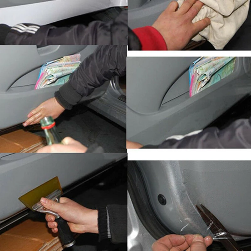 

Car Clear Protective Film Rhino Skin Leather Car Body Handle Bumper Hood Paint Protective Film Sticker