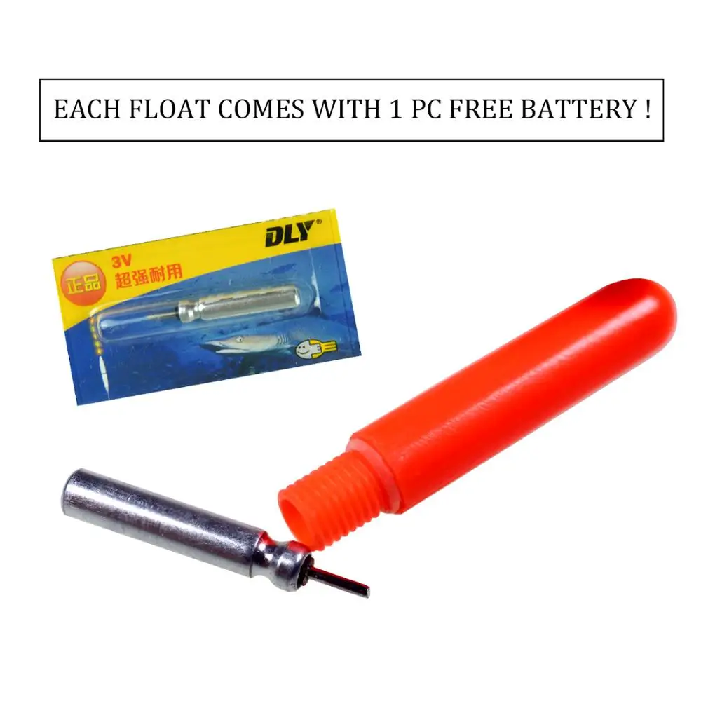 

1pc #1.5 #2.0 #3.0 LED Fishing Float Luminous Electronic fishing Bobber Buoy Glowing Night Float For Rock Fishing